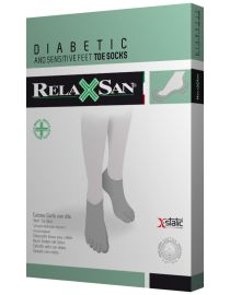 Șosete pentru diabetici cu fir argintiu