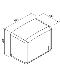 Dozator de prosoape de hârtie ZZ ECO