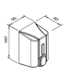 Dozator de sapun lichid 0,5l JET