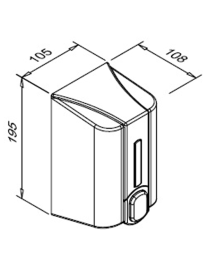 Dozator de sapun lichid 1l JET