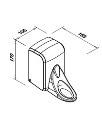 Dozator cot 0,5l POP