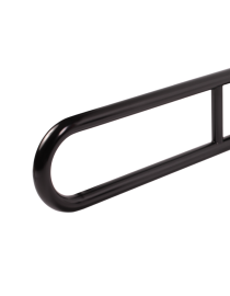 Balustrada fixa curbata pentru persoanele cu dizabilitati 600 mm negru