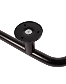 Balustradă de colț pentru persoane cu dizabilități 6/4 stânga 90°, negru