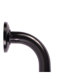 Balustradă de colț pentru persoanele cu dizabilități 6/4 dreapta 90°, negru
