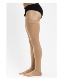 Genunchiere medicale deschise AGH (1 pereche) cu bumbac, clasa 1 (15-21 mmHg - K1)