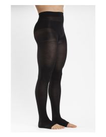 Ciorapi medicali cu vârf deschis AT (1 pereche) cu bumbac, clasa 2 (23-32 mmHg - K2)