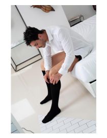 Șosete compresive unisex cu fir argintiu 18-22 mmHg