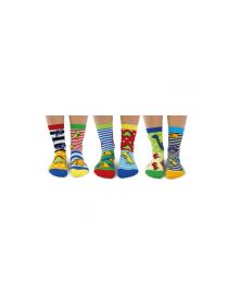 Șosete amuzante pentru copii Sockasaurus mărime: 27-30