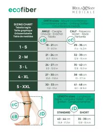 Șosete medicale comprese pentru genunchi din fibre reciclate Clasa 1 - K1 - 15 - 21 MmHg - SCURT