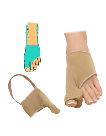 Bandaj hallux valgus cu protector, corector și bandă de fixare