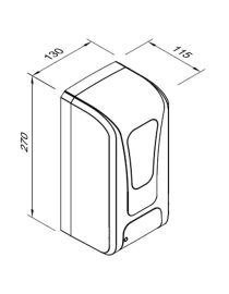 Dozator automat de săpun spumant fără atingere MED