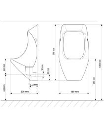 Urinal fără apă URIMAT eco