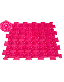 Covor de masaj senzorio-motor Puzzle „Mega Mix” 16 elemente