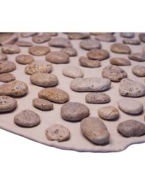 Saltea de masaj cu pietricele naturale 110x40 cm