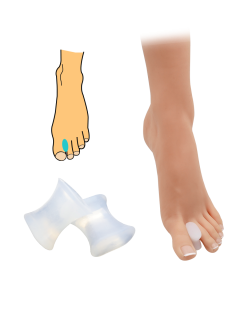 Corector hallux valgus - transparent 2 buc