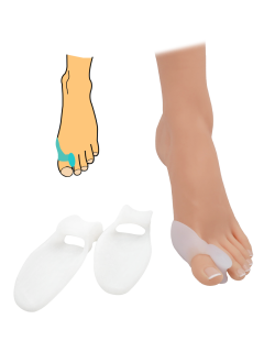 Protector și corector de hallux valgus - 2 buc