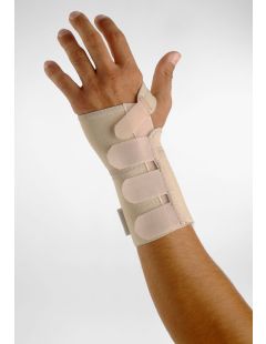 Orteză pentru încheietura mâinii cu suport din aluminiu și velcro - mâna stângă