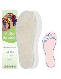 Inserții pentru pantofi din lână - pentru copii