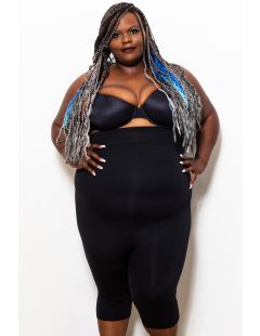 Pantaloni scurți capri push-up modelați cu talie înaltă - mărimea „XL”.