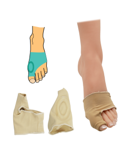 Bandaj hallux valgus cu inel de demarcație