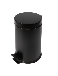 Coș de gunoi baie neagră 20 l
