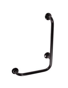 Balustradă de colț pentru persoanele cu dizabilități 6/4 dreapta 90°, negru