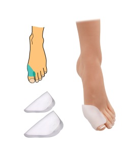 Protector de hallux cu corector intertoe