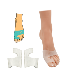 Bandaj hallux valgus cu protector