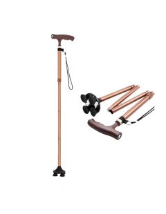 Baston de mers din bronz cu extensie de stabilizare si iluminare
