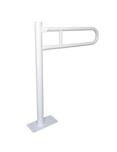 Balustradă pentru persoane cu dizabilități 700 mm din oțel alb