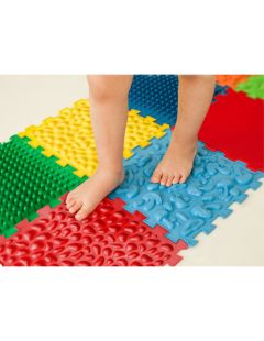 Saltea ortopedică de masaj Puzzle „Mix” 10 elemente