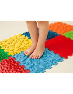 Saltea ortopedică de masaj Puzzle „Mix” 8 elemente