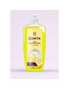 Gel de spălat vase Sanita 500ml cu lămâie