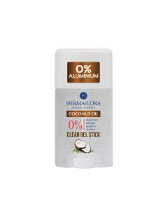 Deodorant gel Dermaflora 0% 50 ml cu ulei de cocos