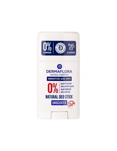 Deodorant gel Dermaflora 0% fără parfum 50 ml pentru piele sensibilă