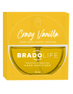 Dezinfectant hidratant pentru mâini Bradolife Premium 30 ml Crazy Vanilla