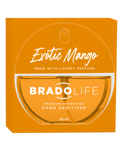 Dezinfectant hidratant pentru mâini Bradolife Premium 30 ml Mango exotic
