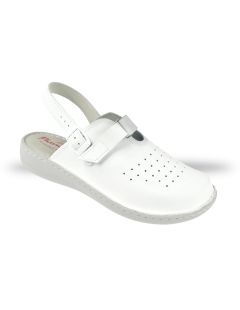 Pantofi de damă - saboți Piumetta 4435-PP-21 albi