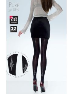 Colanți cu model pentru femei Pure 50 DEN