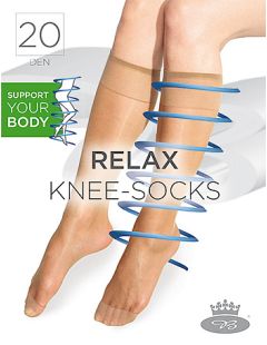 Șosete până la genunchi pentru femei din nailon RELAX 20 DEN