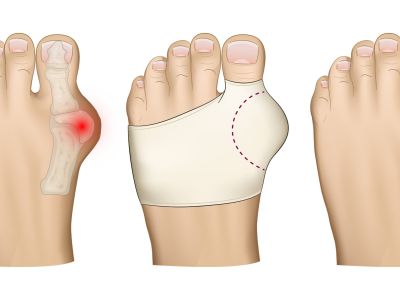 Bandaje pentru hallux valgus: protecție moale pentru degetul mare, confort la mers și presiune redusă în încălțăminte