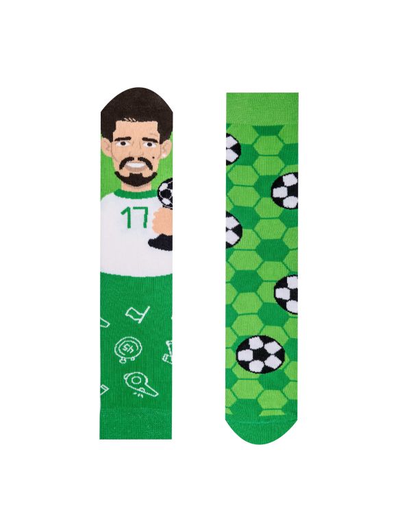 Șosete amuzante de fotbal