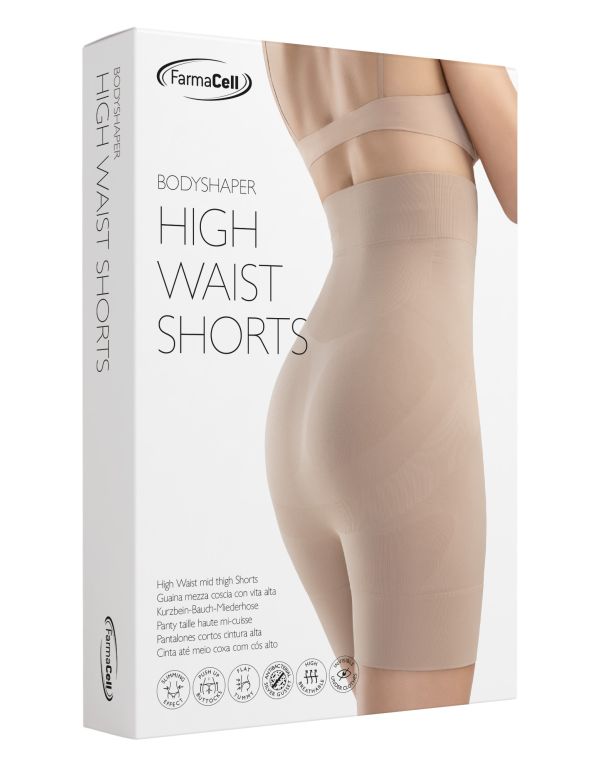 Pantaloni scurți push-up modelați cu talie înaltă