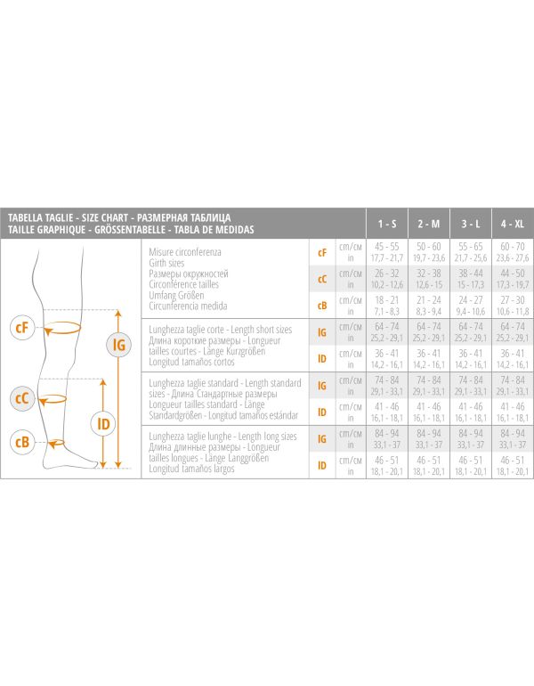 Genunchi înalți cu vârf deschis - (polybag) - AE30 (25-32 mmHg)