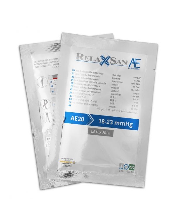 Genunchi înalți cu vârf deschis - (polybag) - AE30 (25-32 mmHg)