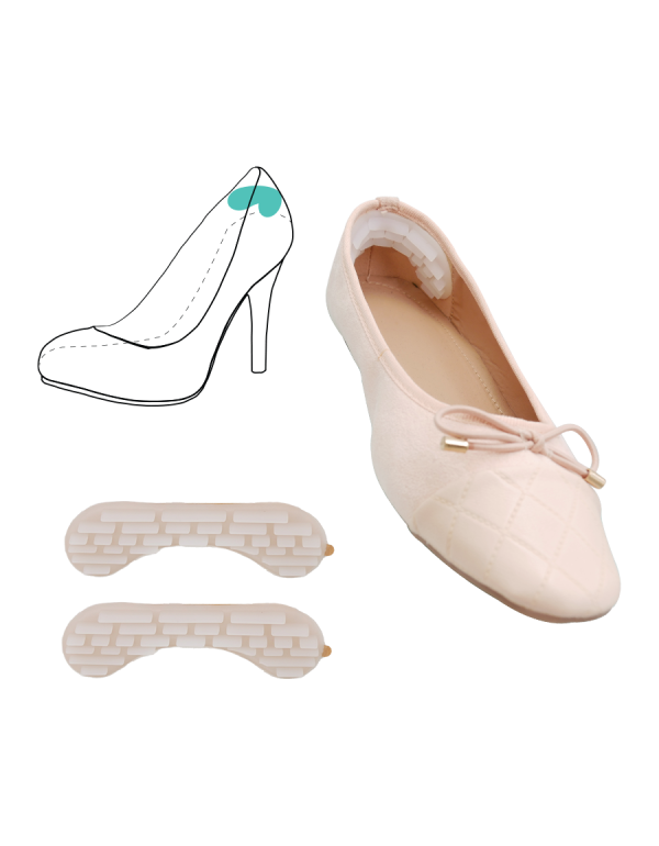 Suport pentru călcâi cu tratament anti-alunecare