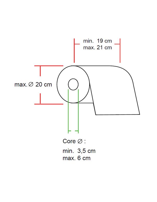Dozator manual pentru prosoape de hârtie într-o rolă POP