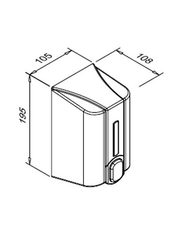 Dozator de sapun lichid 1l JET