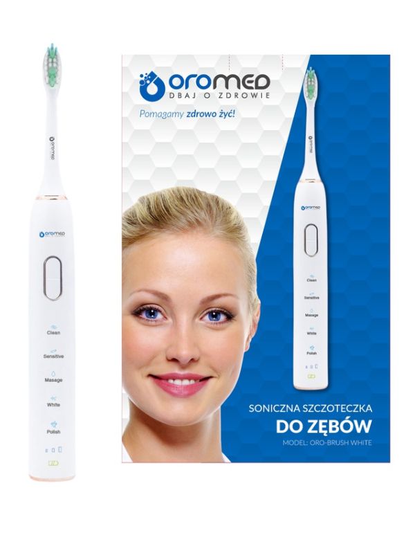 Periuta de dinti sonica Oro-brush alba