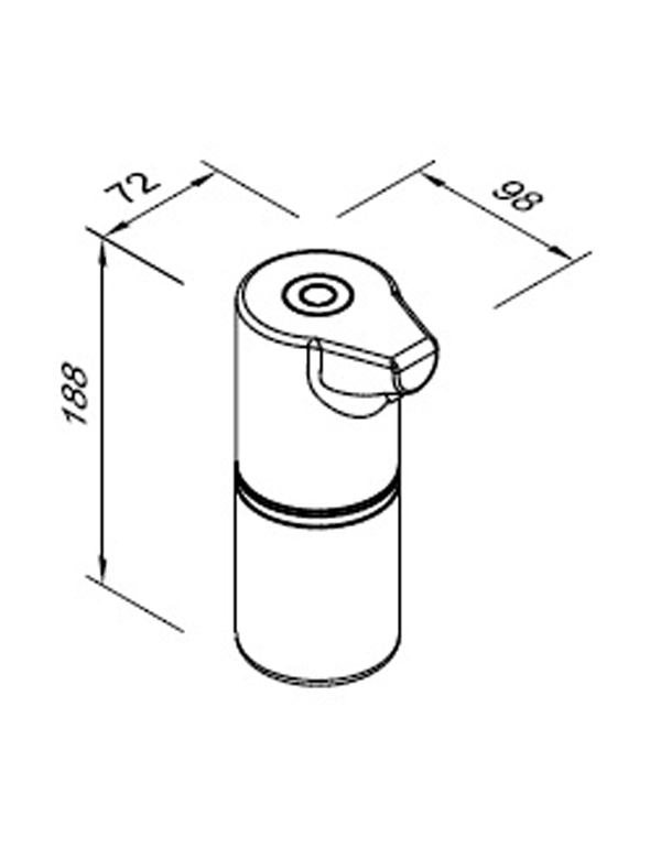 Dozator automat de dezinfectanti 350 ml